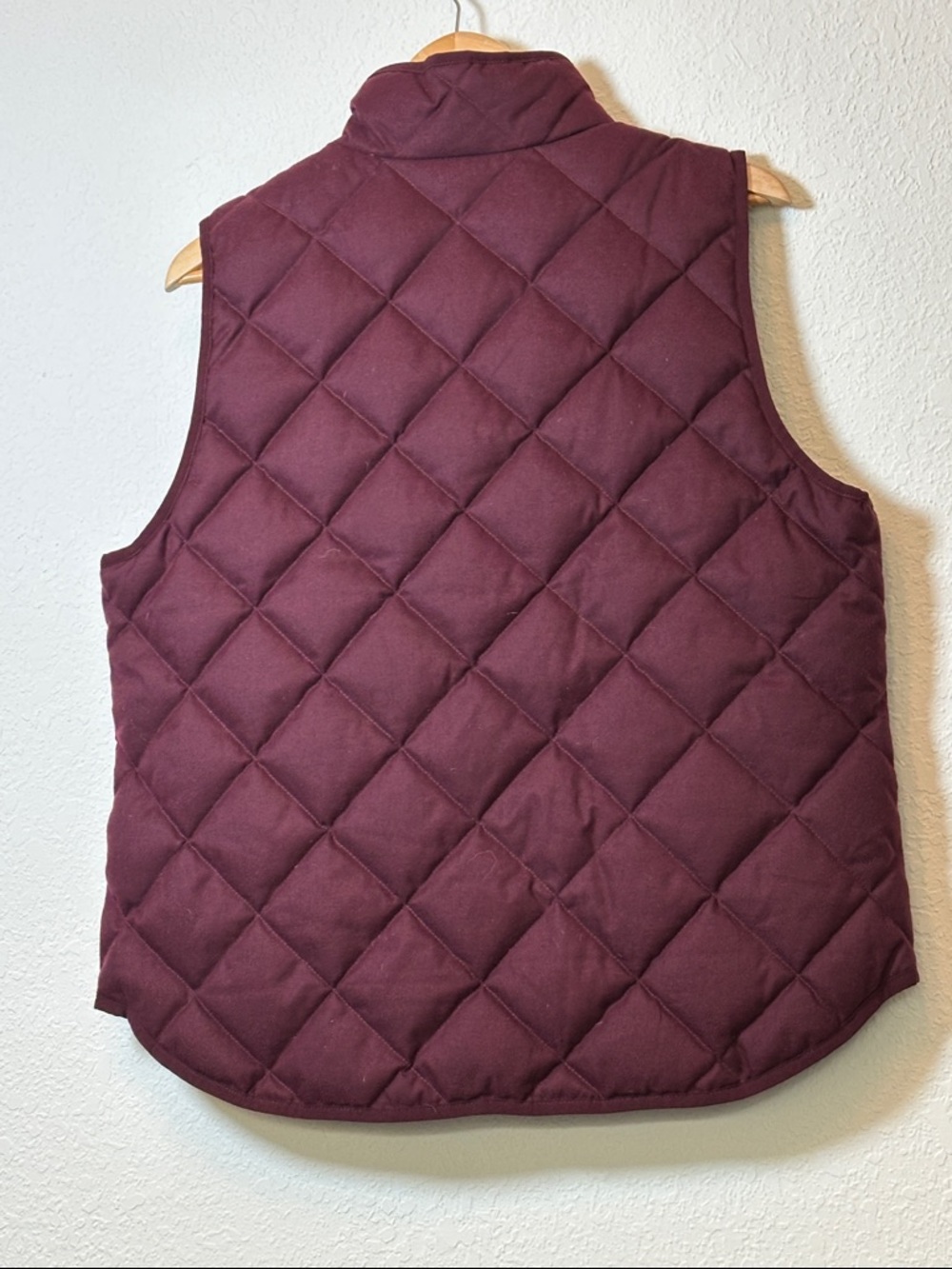 J. Crew Burgundy Excursion Quilted Down Vest - Picture 6 of 6